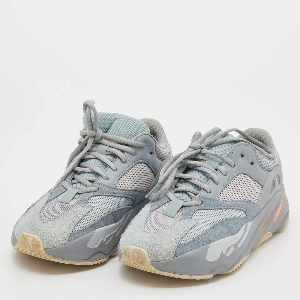 商品[二手商品] YEEZY|Yeezy x Adidas Grey/Blue Suede and Mesh Boost 700 V2 Inertia Sneakers Size 40,价格¥998,第2张图片详细描述