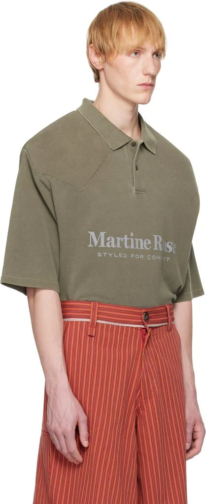商品Martine Rose|Khaki Padded Polo,价格¥2871,第2张图片详细描述