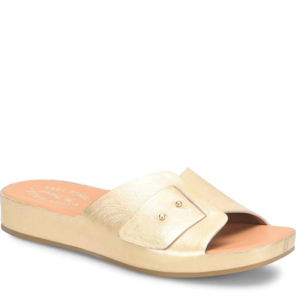 Sandali da donna Mesa color oro image 2