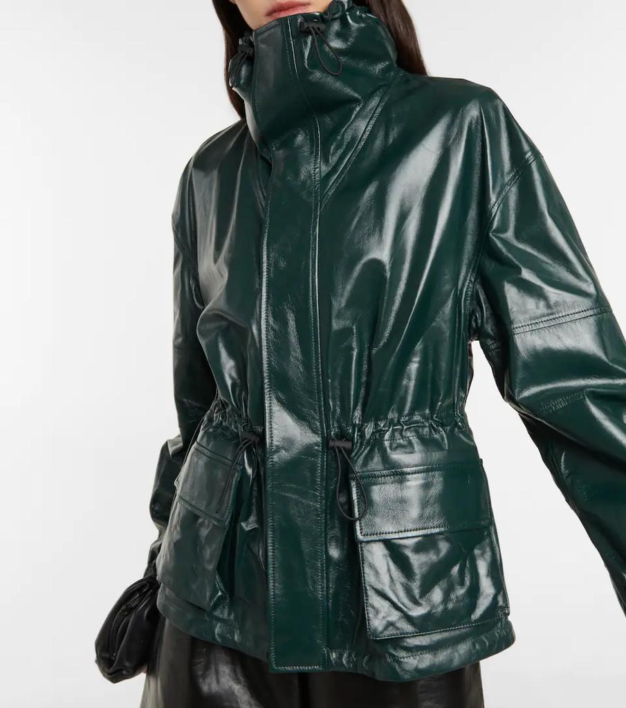 Hooded leather jacket商品第4张图片规格展示