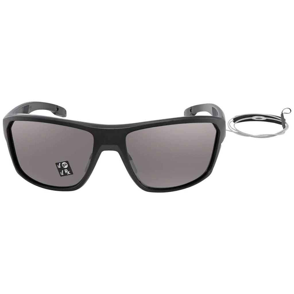 商品Oakley|Split Shot Prizm Dark Grey Polarized Rectangular Men's Sunglasses OO9416 941624 64,价格¥1103,第2张图片详细描述