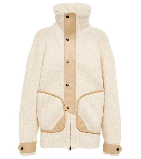 商品Isabel Marant|Lindley ribbed-knit cotton-blend jacket,价格¥7346,第1张图片