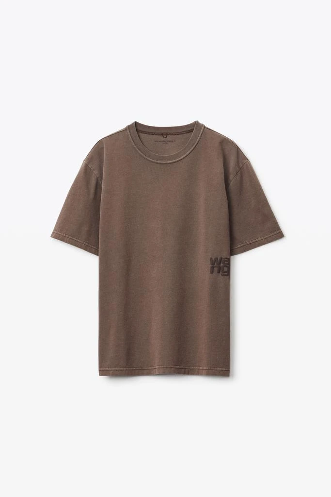 商品Alexander Wang|PUFF LOGO TEE IN COTTON JERSEY,价格¥640,第3张图片详细描述