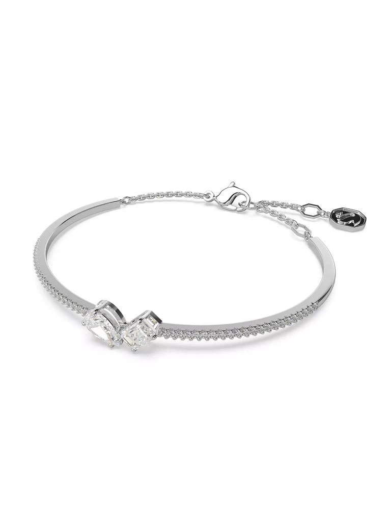 商品Swarovski|Mesmera Goldtone, Rhodium-Plated & Crystal Mixed Cuts Bangle,价格¥1115,第1张图片