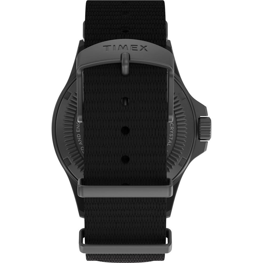 Men's Solar Black Fabric Strap Watch 41 mm商品第3张图片规格展示