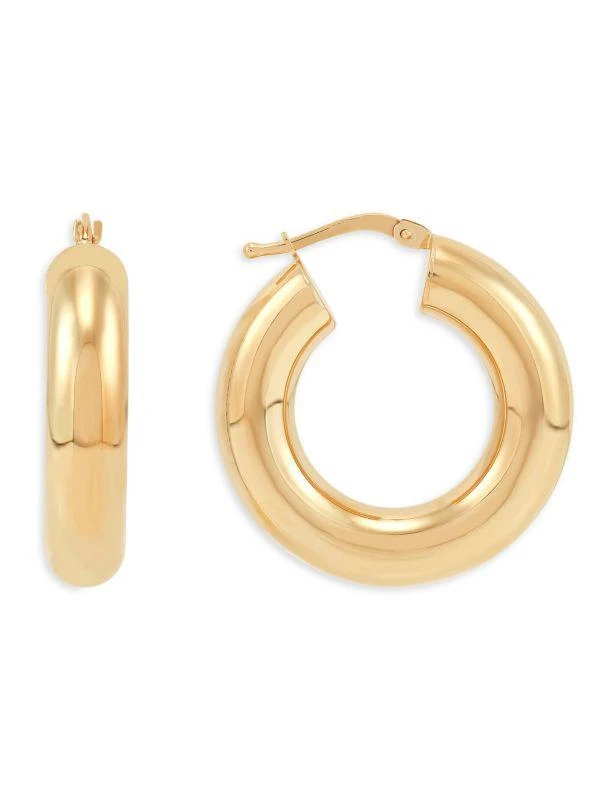 商品Saks Fifth Avenue|14K Yellow Gold Tube Hoop Earrings,价格¥4883,第1张图片