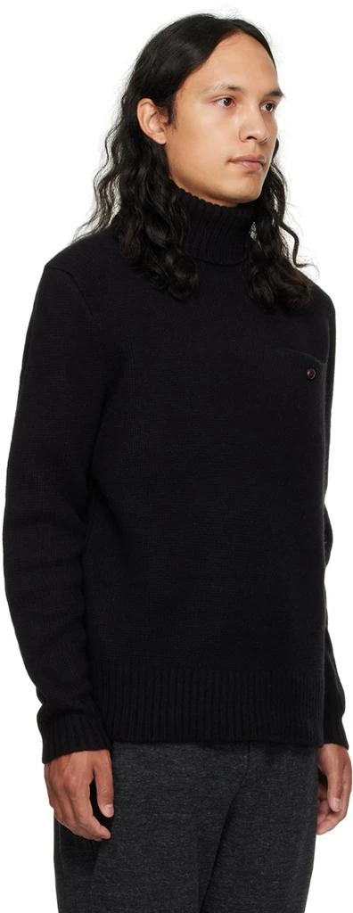 商品Ralph Lauren|Black Ribbed Turtleneck,价格¥957,第2张图片详细描述