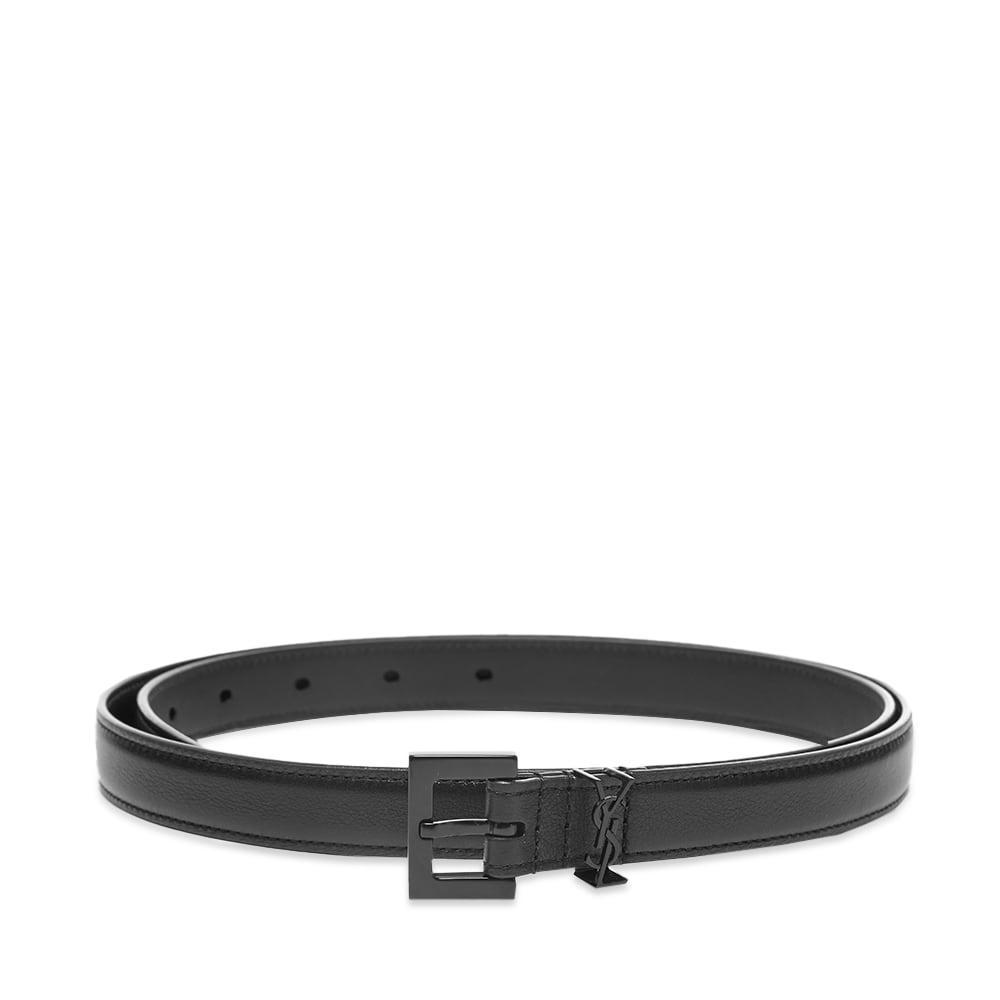 商品Yves Saint Laurent|Saint Laurent Monogram Logo Belt,价格¥2773,第1张图片