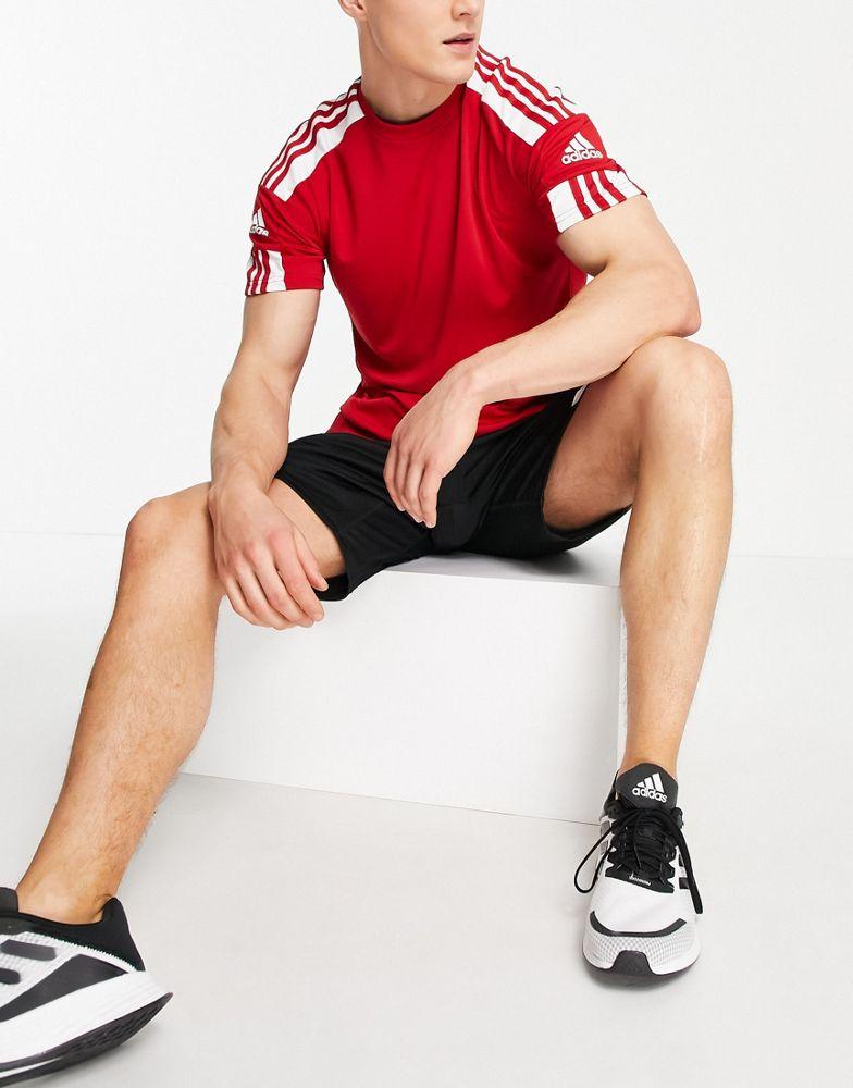 adidas Football Squadra 21 t-shirt in red商品第4张图片规格展示