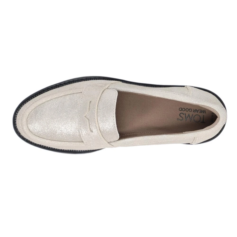 商品TOMS|Cara Metallic Slip On Lug Sole Loafers,价格¥448,第4张图片详细描述