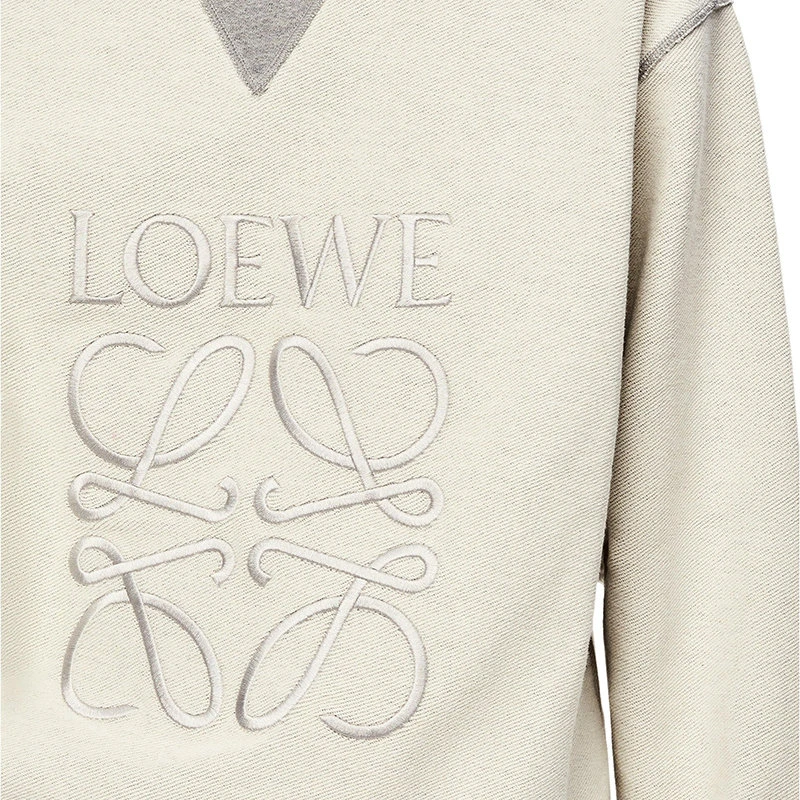 【预售3-7天】LOEWE/罗意威  女士灰色纯棉Anagram Logo运动衫卫衣S359341X95-1440 商品