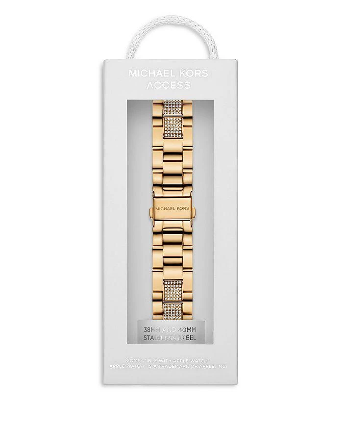 Apple Watch® Glitz Gold-Tone Stainless Steel Bracelet 商品