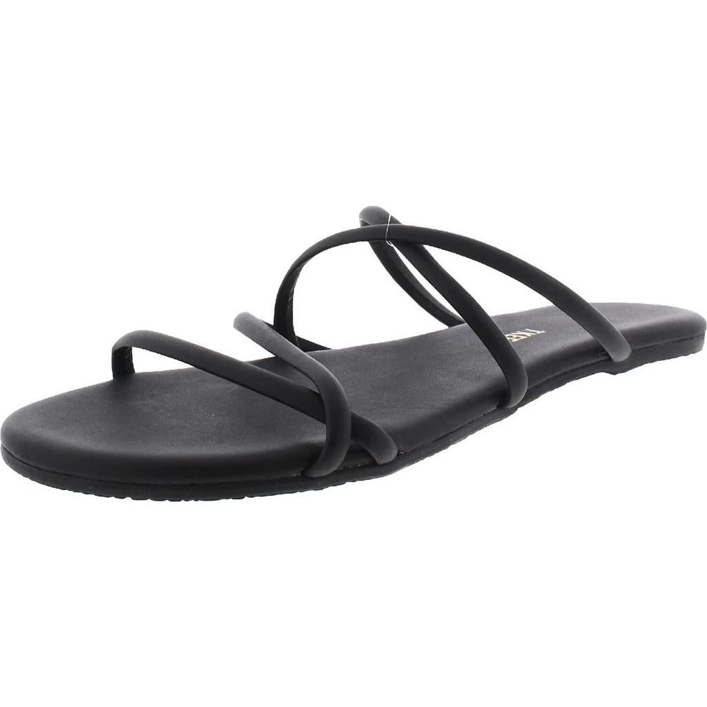 商品Tkees|Tkees Womens Sloane Leather Slip On Slide Sandals,价格¥145,第1张图片