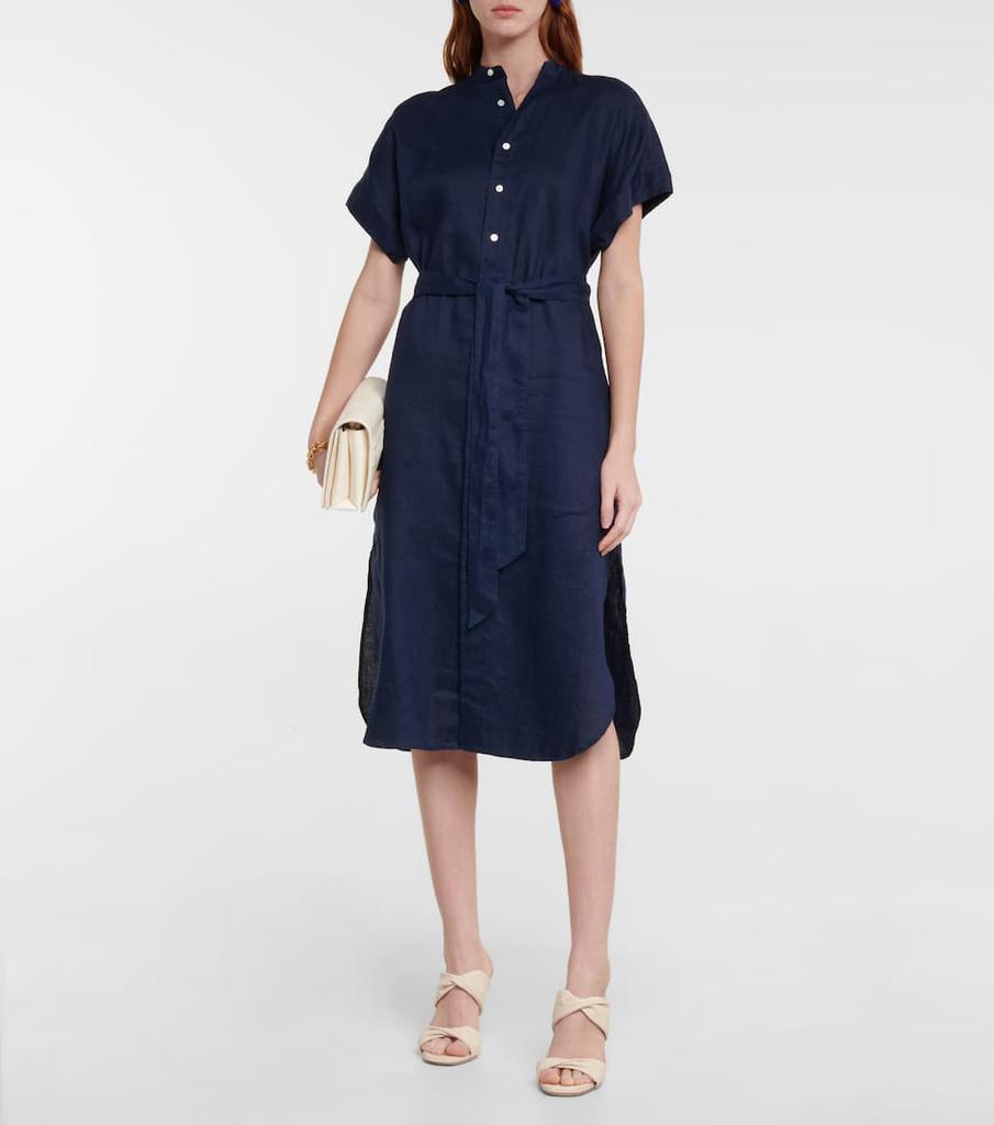 商品Ralph Lauren|亚麻中长连衣裙,价格¥1574,第4张图片详细描述