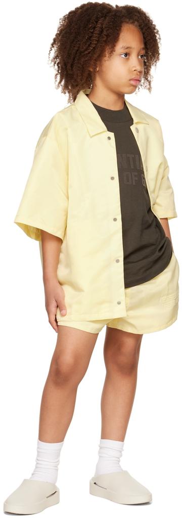 Kids Yellow Nylon Shirt商品第4张图片规格展示
