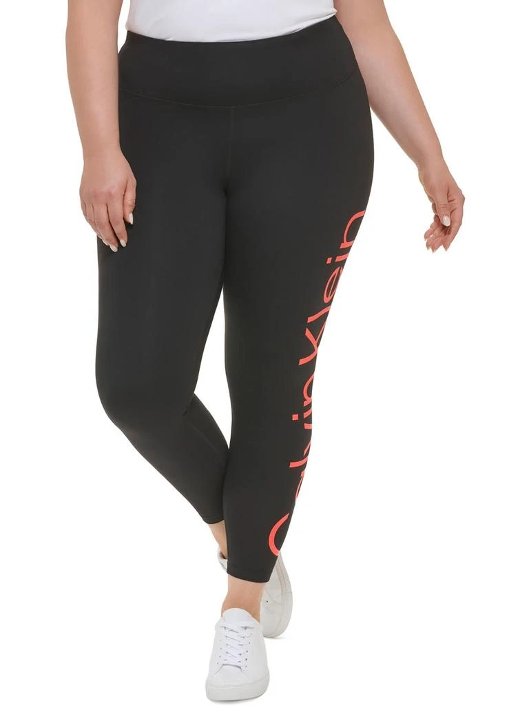 商品Calvin Klein|Plus Womens High Waist Running Athletic Tights,价格¥263,第1张图片