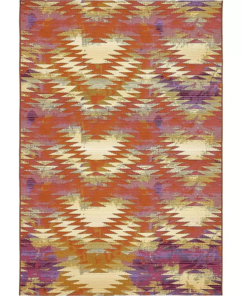 商品Bayshore Home|CLOSEOUT! Outdoor Pashio Pas2 5' 3" x 8' Area Rug,价格¥955,第1张图片