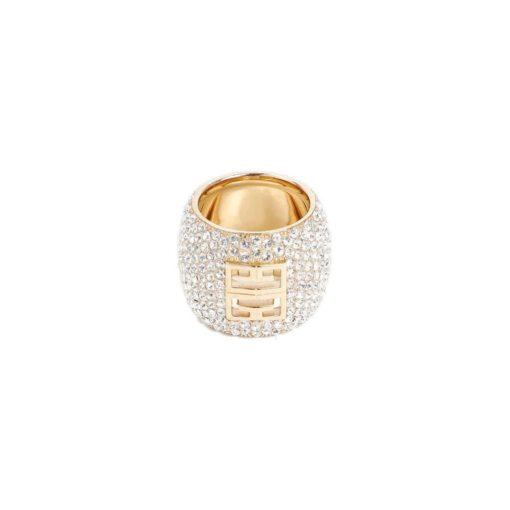 商品Givenchy|Givenchy 4G Crystal-Embellished Ring,价格¥2063,第1张图片