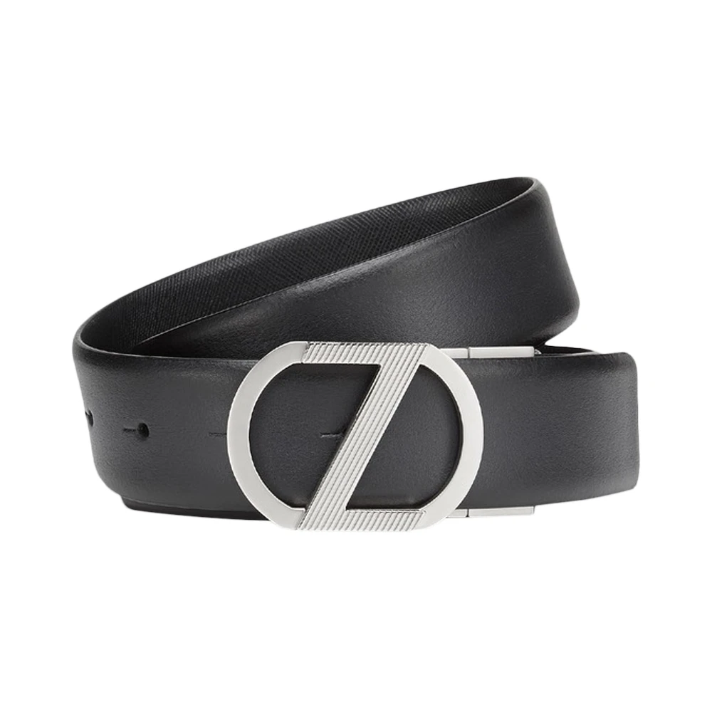 商品[国内直发] Zegna|ZEGNA 黑色男士腰带 BRIA1A-104C-NVN,价格¥1622,第1张图片