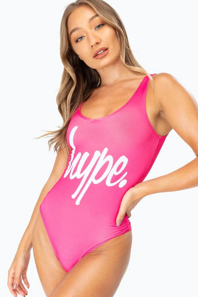 商品HYPE WOMENS|HYPE PINK SCRIPT WOMENS SWIMSUIT,价格¥75,第1张图片