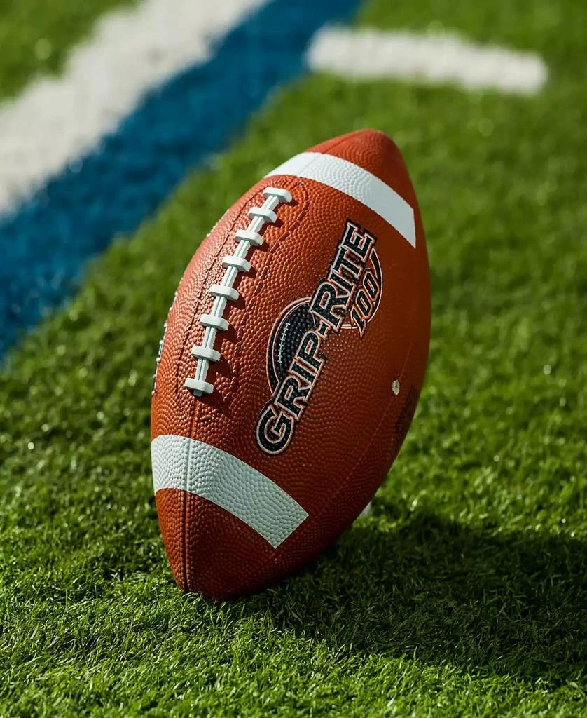 商品Franklin|Grip - Rite 100 Rubber Football - Junior,价格¥150,第1张图片
