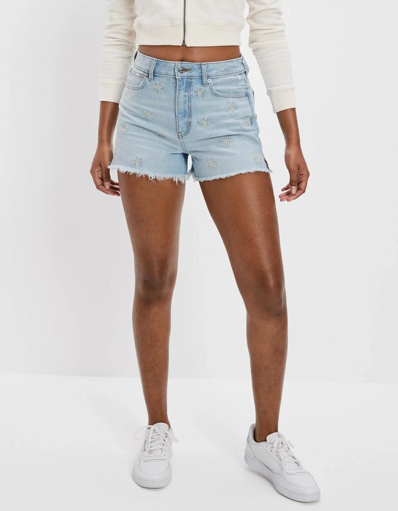 商品AE|AE Denim Mom Shorts,价格¥137,第1张图片