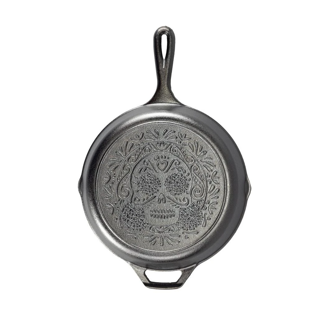 商品Lodge|Cast Iron 10 1/4" Sugar Skull Skillet,价格¥356,第1张图片