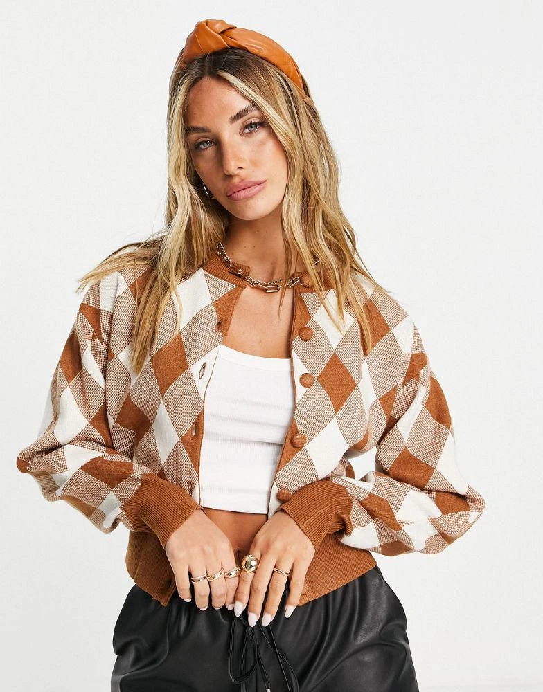 商品ASOS|ASOS DESIGN leather look knot headband in tan,价格¥28,第2张图片详细描述