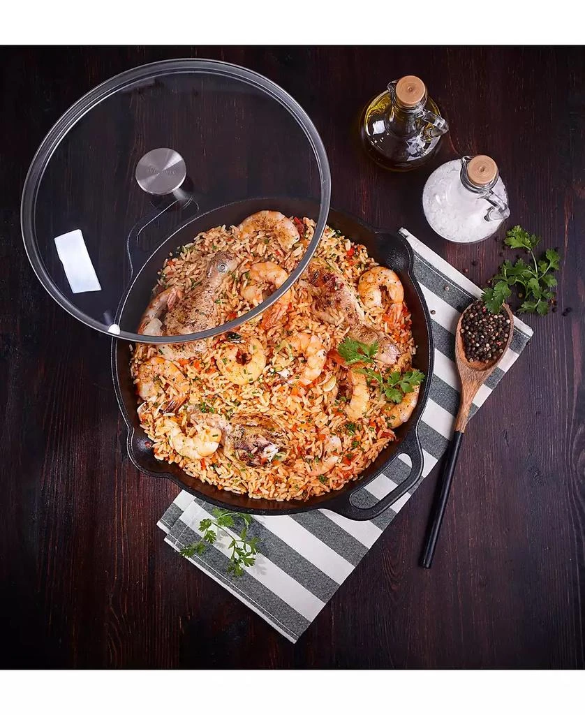 商品Victoria|Glass Lid with Stainless Steel Knob for 13" Skillet,价格¥149,第3张图片详细描述
