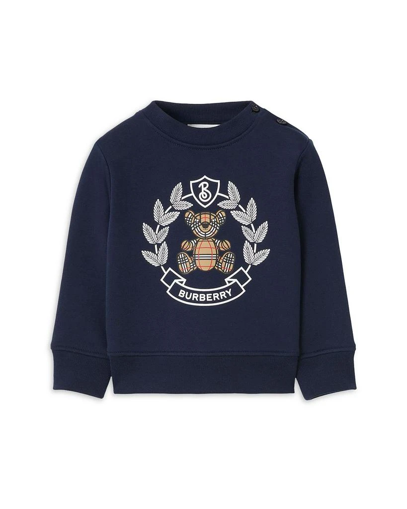 商品Burberry|Girls' Thomas Bear Print Cotton Sweatshirt - Baby,价格¥2260,第1张图片