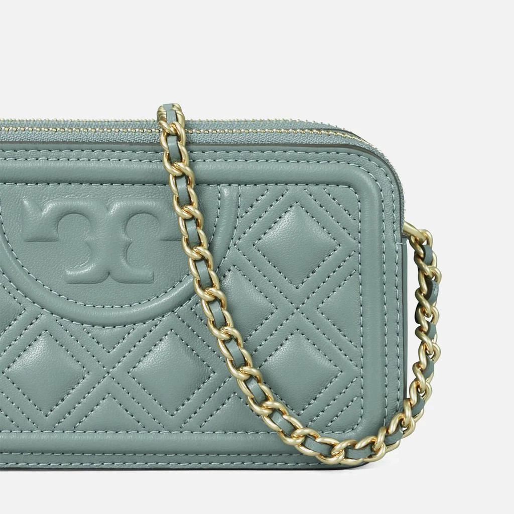 商品Tory Burch|Tory Burch Women's Fleming Double-Zip Mini Bag - Arctic,价格¥2162,第3张图片详细描述