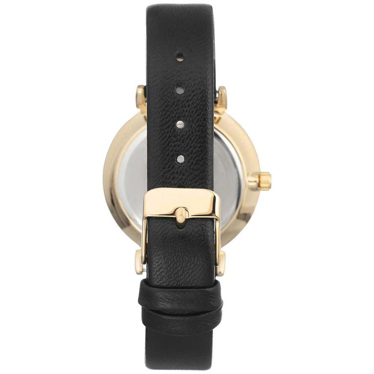 商品Anne Klein|Women's Black Leather Strap Watch 36mm,价格¥376,第3张图片详细描述