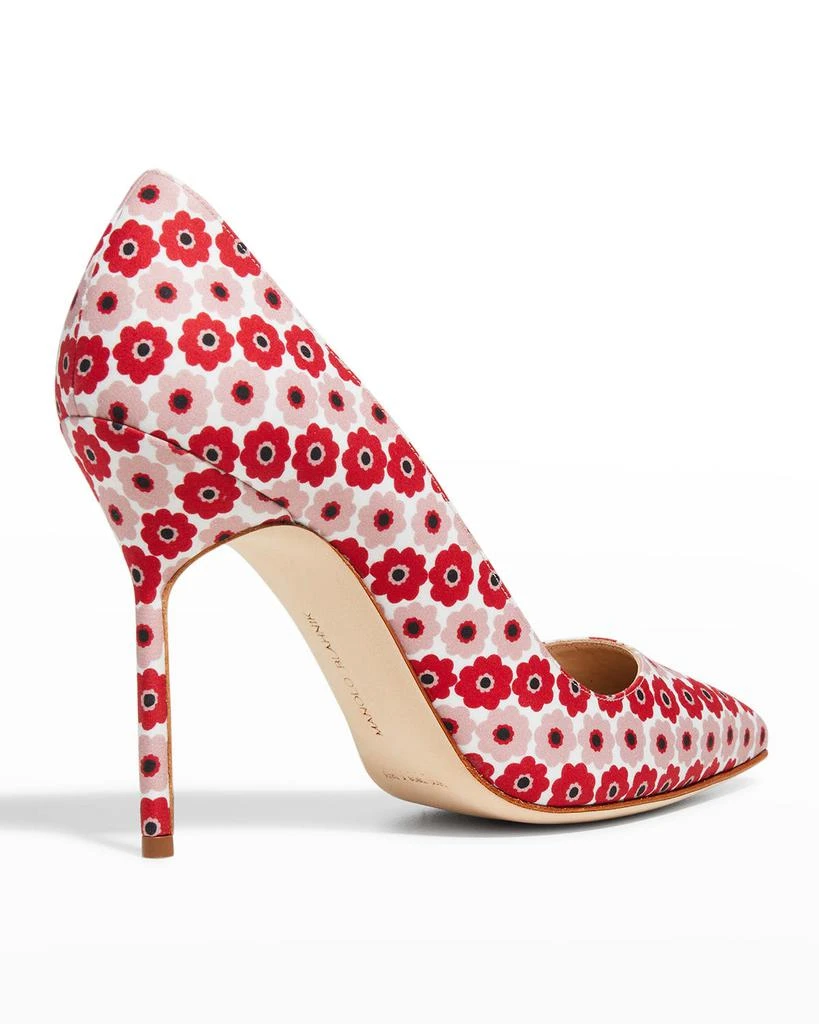 商品Manolo Blahnik|BB 105mm Printed Stiletto Pumps,价格¥1436,第3张图片详细描述