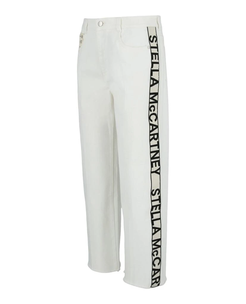 商品Stella McCartney|Logo Tape Crop Jeans,价格¥1354,第2张图片详细描述