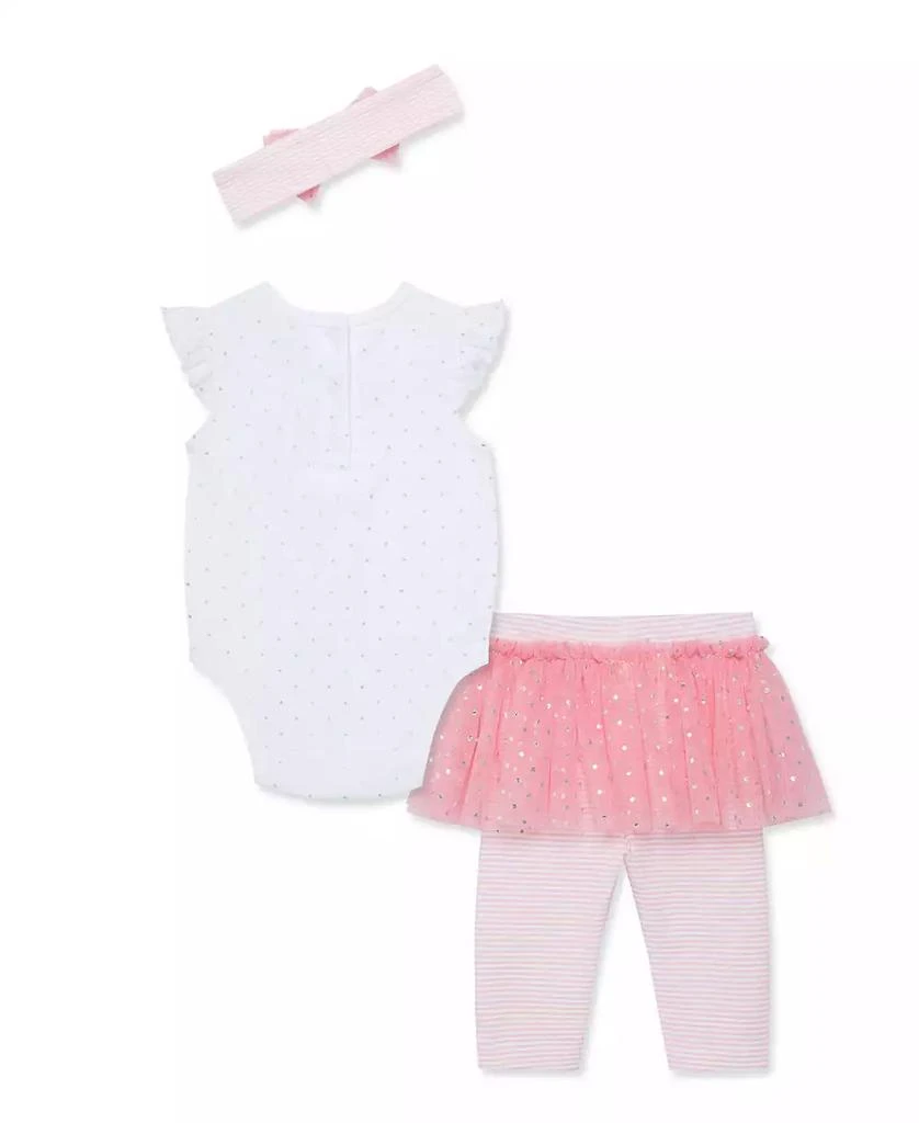 商品Little Me|Baby Girls So Sweet Skegging Set with Headband,价格¥101,第2张图片详细描述