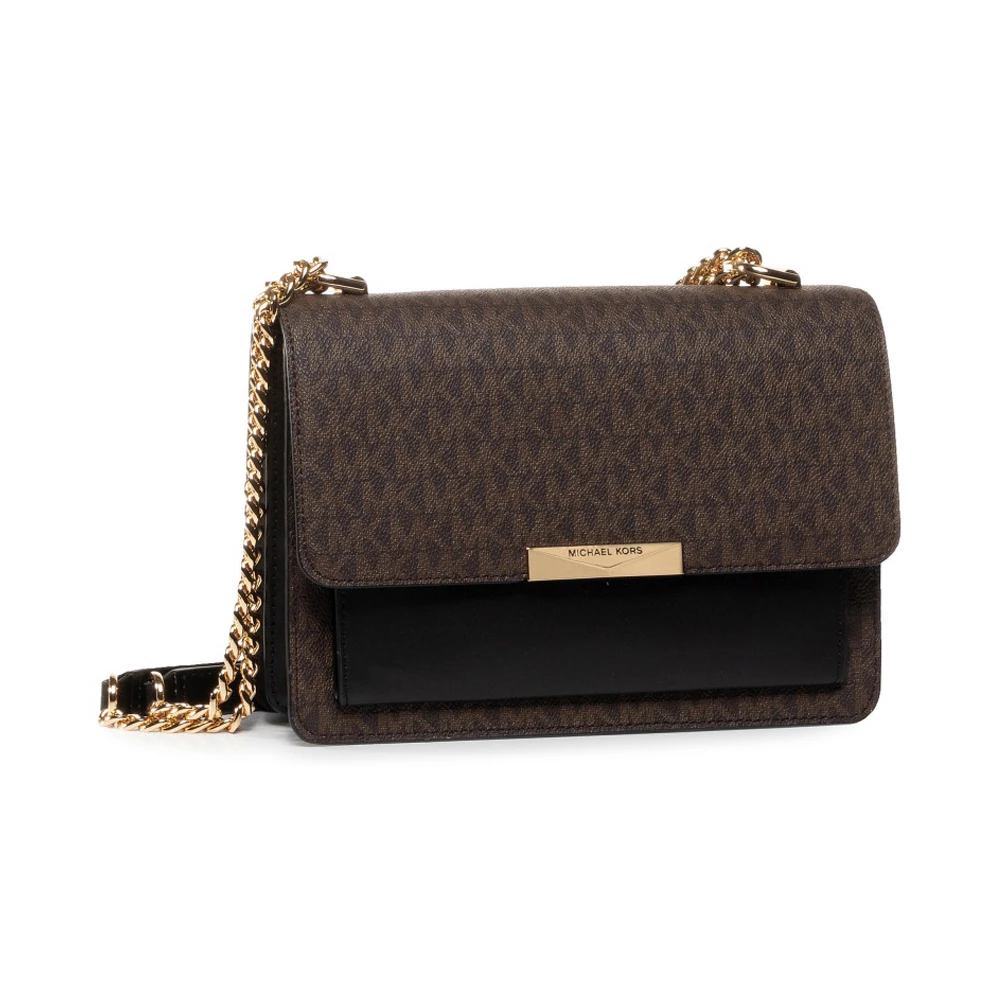 MICHAEL KORS 女士棕色单肩包 30H9GJ4L3B-BROWNBLK 商品