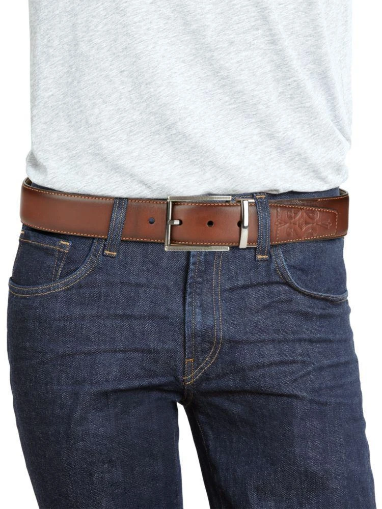 商品Robert Graham|Aspen Reversible Leather Belt,价格¥240,第3张图片详细描述