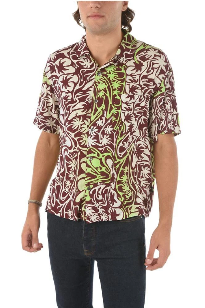 商品STUSSY|Stussy Mens Burgundy Other Materials Shirt,价格¥1444,第1张图片