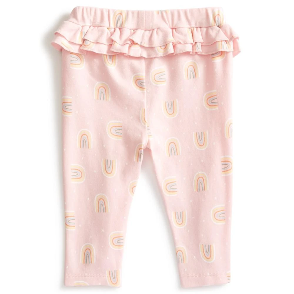 商品First Impressions|Baby Girls Rainbow Cotton Pants, Created for Macy's,价格¥37,第2张图片详细描述