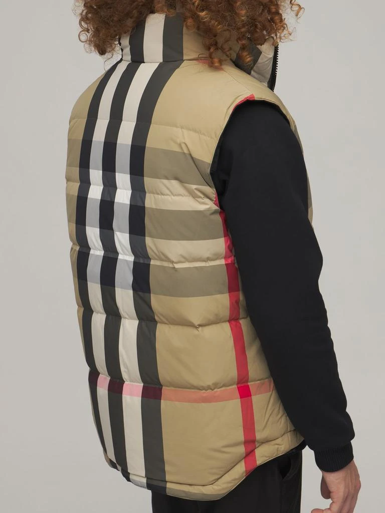 商品Burberry|Romford Check Print Tech Down Vest,价格¥12614,第3张�图片详细描述