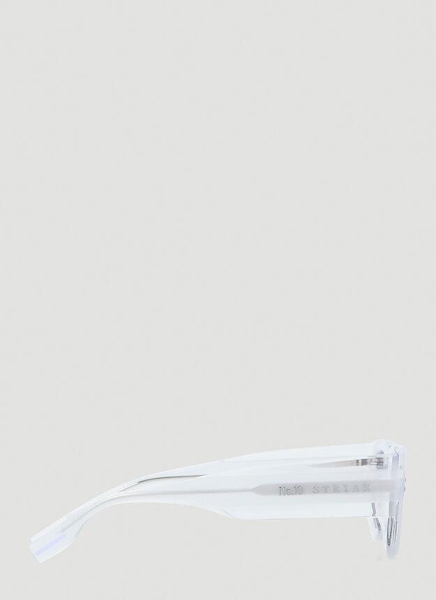 Striae Sunglasses in White商品第4张图片规格展示