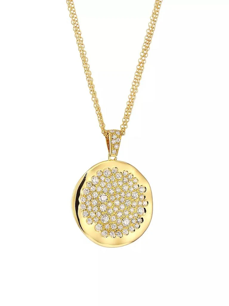 商品Alberto Milani|Via Brera 18K Yellow Gold &amp; 0.176 TCW Diamond Pendant Necklace,价格¥41894,第1张图片