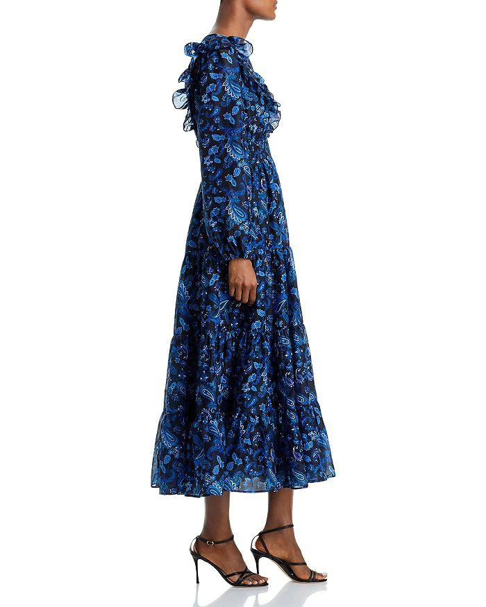 商品AQUA|Paisley Print Tiered Maxi Dress - 100% Exclusive,价格¥482,第3张图片详细描述