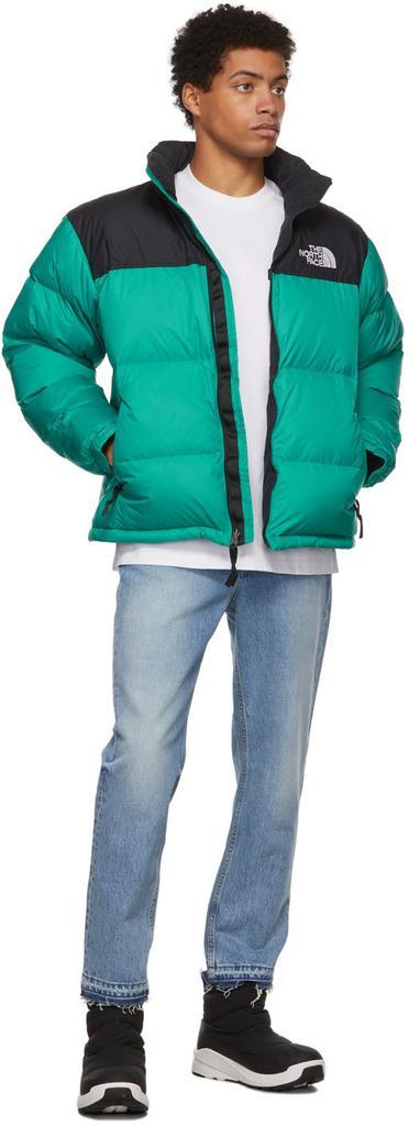 商品The North Face|男款 1996 Retro Nuptse 复古羽绒夹克 黑绿色,价格¥2698,第6张图片详细描述