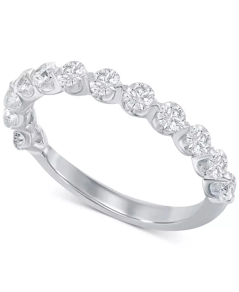 商品Macy's|Diamond Band (1 ct. t.w.) in 14k White Gold,价格¥7178,第1张图片