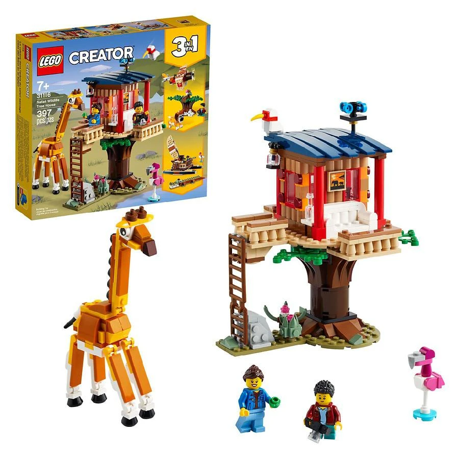 商品LEGO|Safari Wildlife Tree House 31116,价格¥246,第1张图片