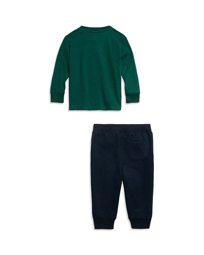 商品Ralph Lauren|Boys' Long Sleeve Tee & Jogger Pants Set - Baby,价格¥524,第2张图片详细描述
