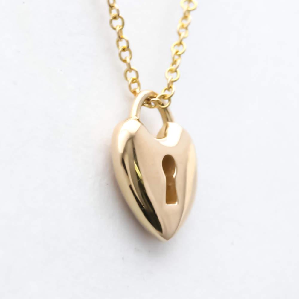 Tiffany & Co. Heart Lock 18K Rose Gold Necklace商品第4张图片规格展示