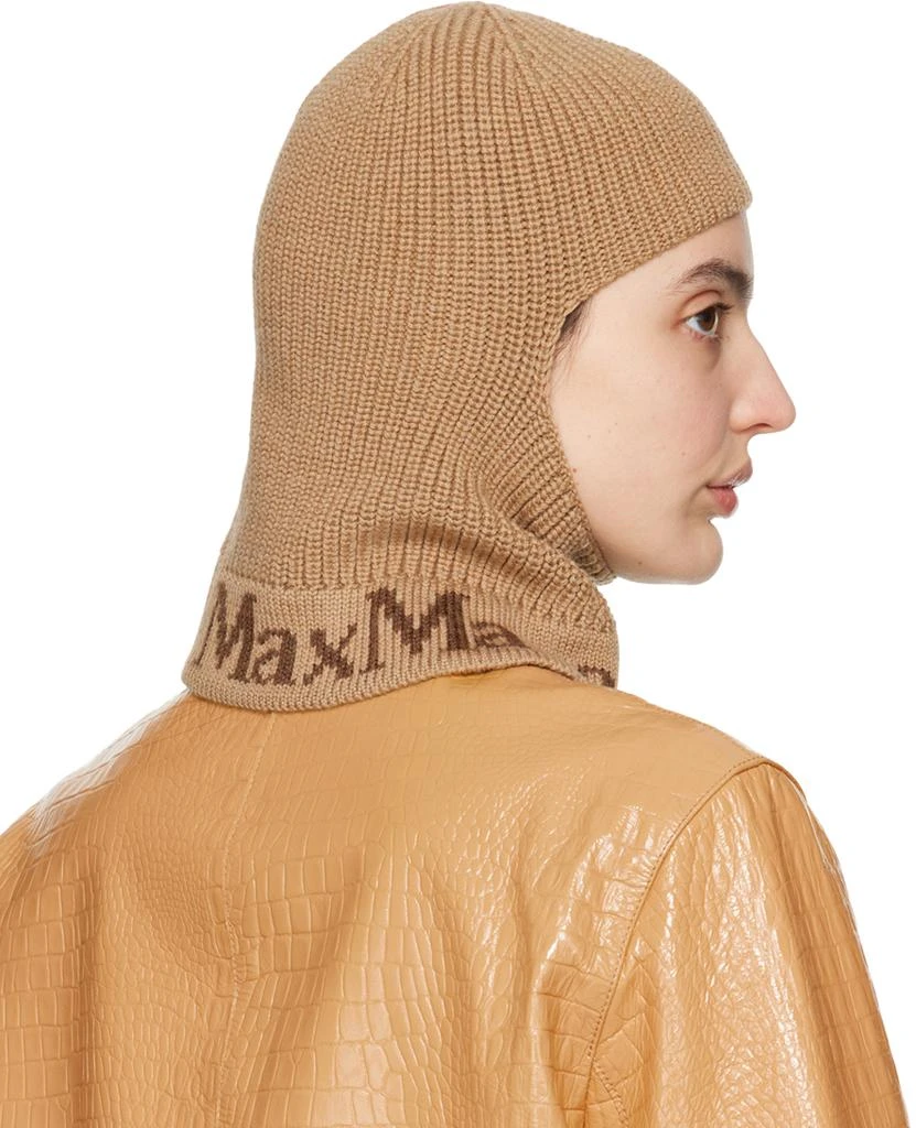 商品Max Mara|Tan Wool Balaclava,价格¥567,第3张图片详细描述