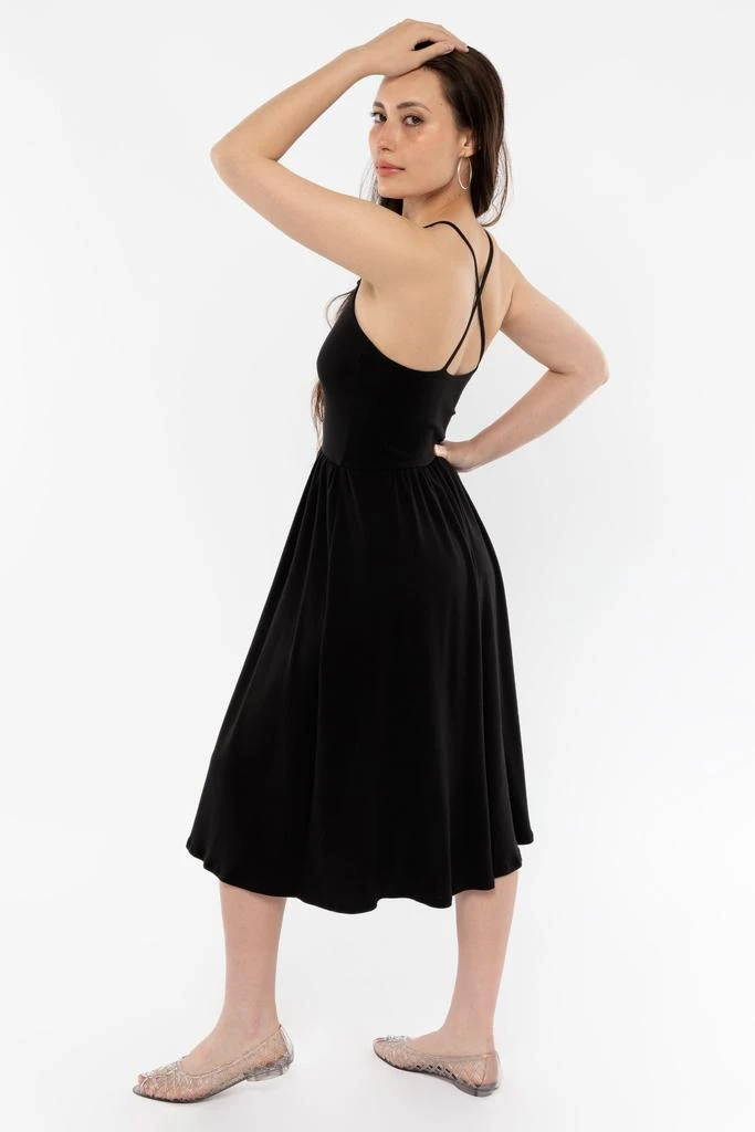 商品Los Angeles Apparel|43208X - Baby Rib Cross Back Summer Midi Dress,价格¥340,第2张图片详细描述